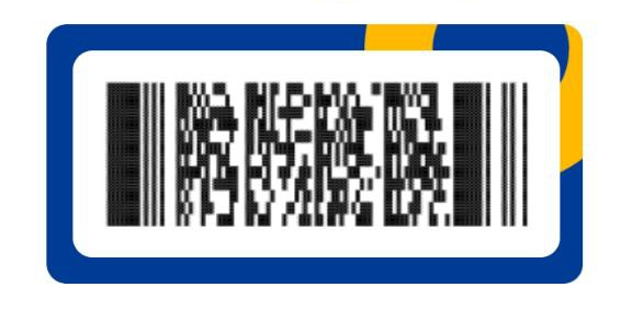 Карта лояльности Лента со встроенным штрих-кодом